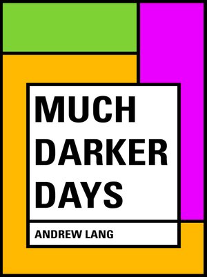 cover image of Much Darker Days